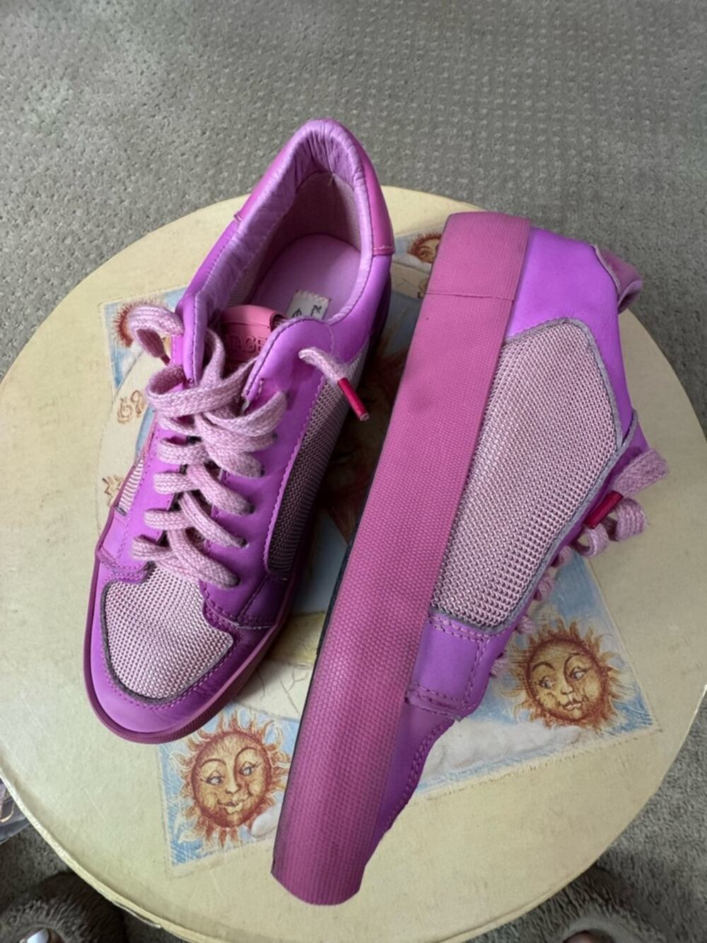 Vintage Havana Pink Platform Sneakers